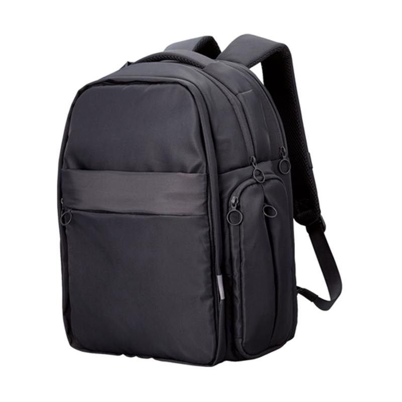 エレコム バックパック 推しごとバッグ 痛バッグ Lサイズ フロントパーツ着脱可能 擬態モード 推し活モード ブラック BM-OGBP02LBK 1個(ご注文単位1個)【直送品】