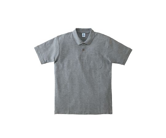 LIFEMAX ポケット付 CVC鹿の子ドライポロシャツ モクグレー 3L MS3114-2 3L 1枚（ご注文単位1枚）【直送品】