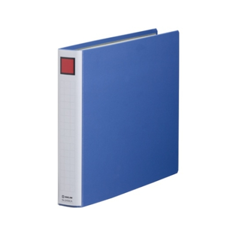 キングジム キングファイル スーパードッチ[脱・着]イージー 青 2493EA 1冊(ご注文単位1冊)【直送品】