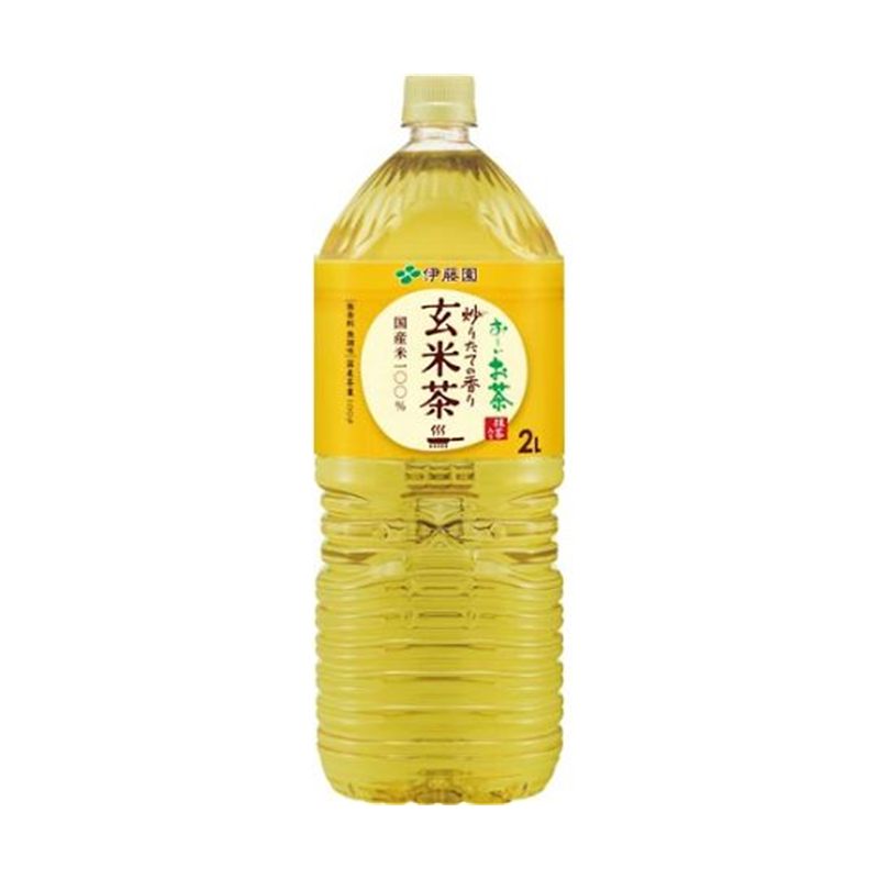 伊藤園 おーいお茶 玄米茶 2L 1ケース(6本入) 62965 1ケース※軽（ご注文単位1ケース）【直送品】