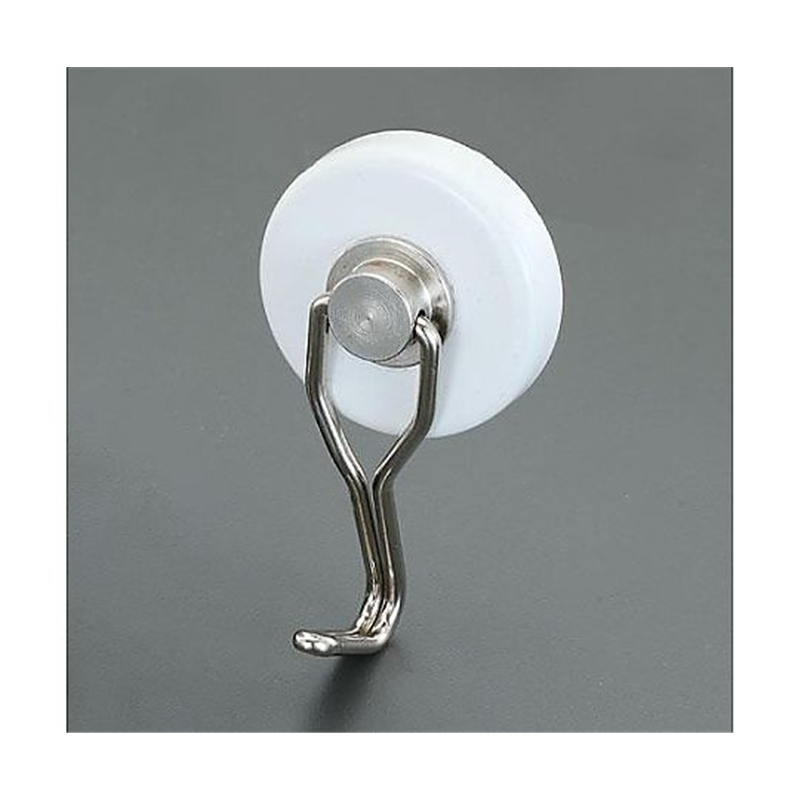 アズワン φ36/4.2kg マグネットフック(スイベル式/白) EA781ET-12A 1個（ご注文単位1個）【直送品】