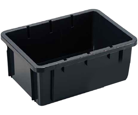 グリーンパル システムコンテナBOX #10 ブラック 1セット(12個入)  1セット（ご注文単位1セット）【直送品】