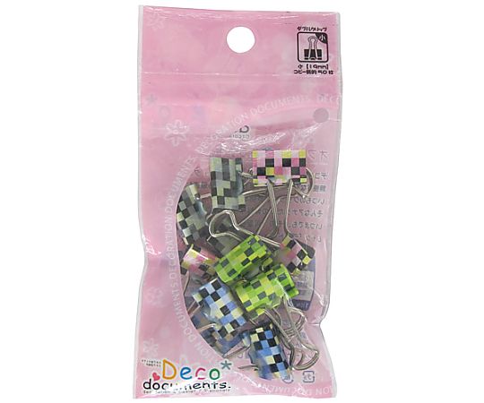 ミツヤ デコドキュWクリップ小 キューブ 12個×5箱入 DD-MC-S 1ケース（ご注文単位1ケース）【直送品】