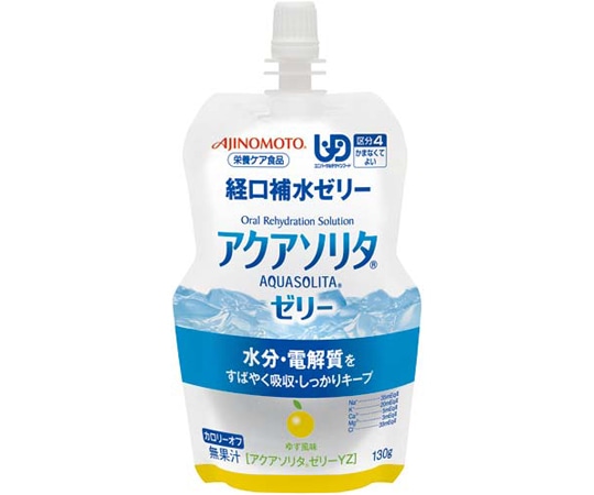 味の素 アクアソリタゼリー ゆず風味 6個入 265251 1箱※軽（ご注文単位1箱）【直送品】