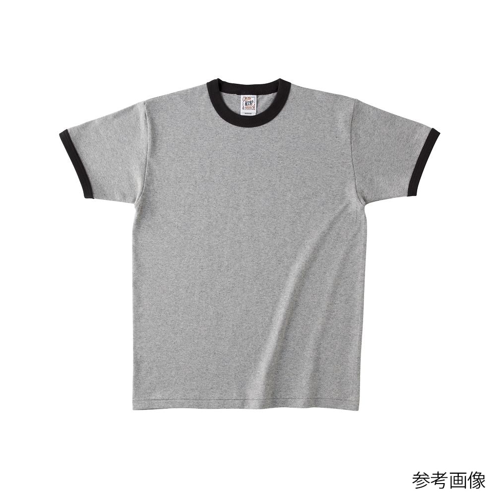 フェリック オープンエンド マックスウェイト リンガーTシャツ ヘザーグレー/スミクロ XL OE1121-HGY/SKR-XL 1枚（ご注文単位1枚）【直送品】