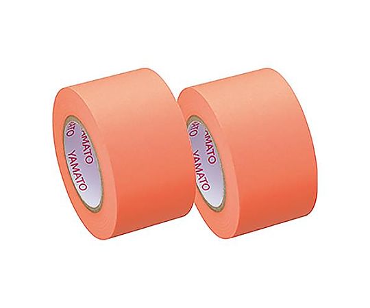 アズワン 25mmx10m 粘着メモテープ(オレンジ/2巻) EA762GH-14 1パック(ご注文単位1パック)【直送品】