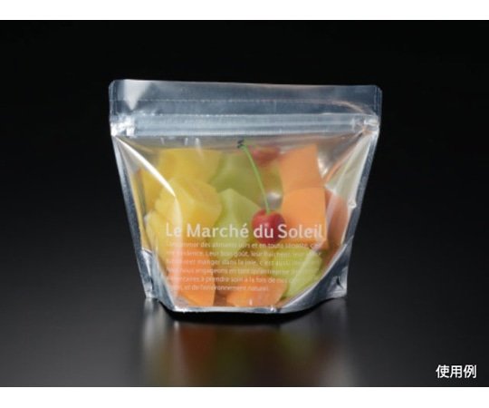 パックスタイル 青果用袋 PS チャック付ST袋1816銀マルシェ 50枚×60パック入 00562726 1ケース（ご注文単位1ケース）【直送品】