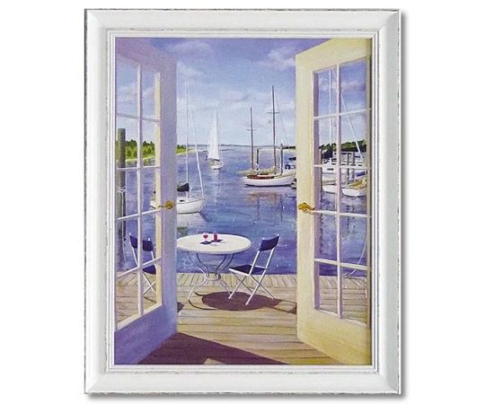 ユーパワー キャロル サクス｢テーブル オン ザ ハーバー｣ CS-10003 1個（ご注文単位1個）【直送品】