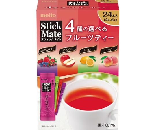 名糖産業 スティックメイトフルーツアソート 1ケース(24本入) 448905 1ケース※軽（ご注文単位1ケース）【直送品】