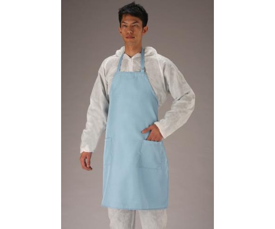 エスコ 84x 65cm エプロン(制電) EA355BD-6 1枚 (ご注文単位1枚)【直送品】