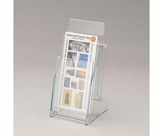 ライオン事務器 135x148x291mm パンフレットスタンド(A4判3つ折) EA954LB-62 1個(ご注文単位1個)【直送品】