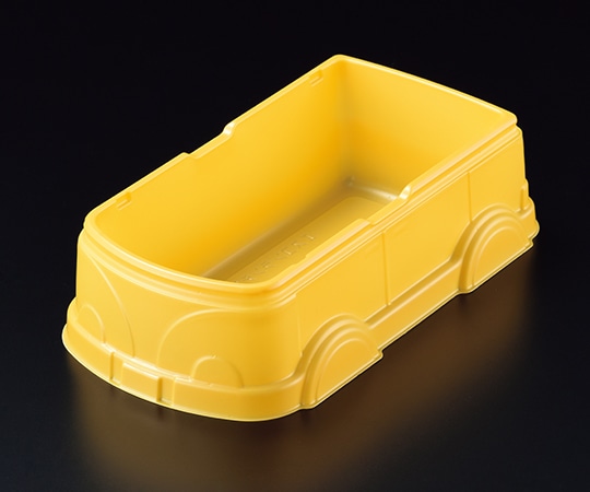 スミ お子さまランチ用弁当容器 エスコン ランチワゴン イエロー 1ケース(800個入) 8907153 1ケース(ご注文単位1ケース)【直送品】