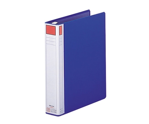 LIHITLAB リングファイル<テコロック式> 藍 F827-2 1冊(ご注文単位1冊)【直送品】