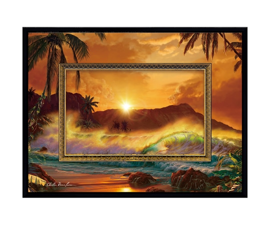 ユーパワー クリスチャン・リース・ラッセン ビッグアート｢ドーン オブ ダイヤモンド アンコール(Sサイズ)｣ CL-05019 1個（ご注文単位1個）【直送品】