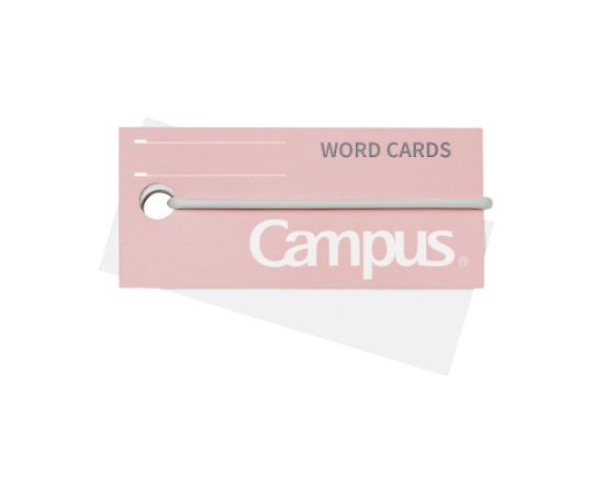 コクヨ キャンパス バンドでまとまる単語カード 桃 85枚 タン-201P 1冊（ご注文単位1冊）【直送品】