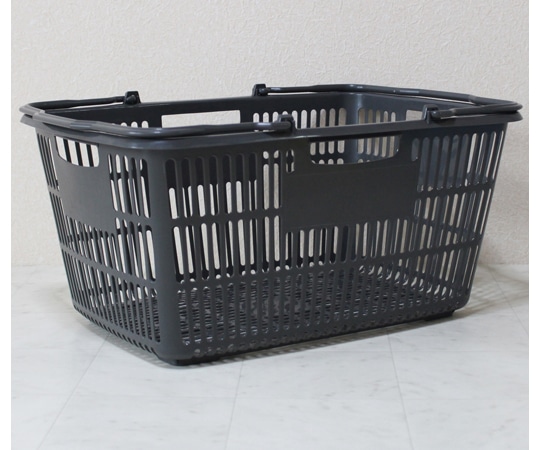 大和産業 買い物かご ダークグレー 5個入 SB-33 1セット（ご注文単位1セット）【直送品】