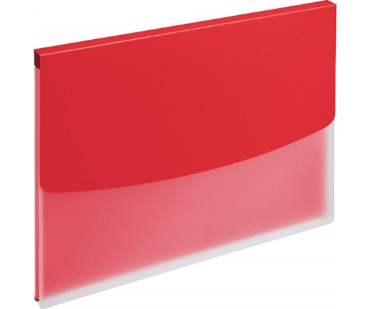 ライオン事務器 ホルダーファイル〈ビジカル〉 レッド PH-12BF (R) 1冊(ご注文単位1冊)【直送品】