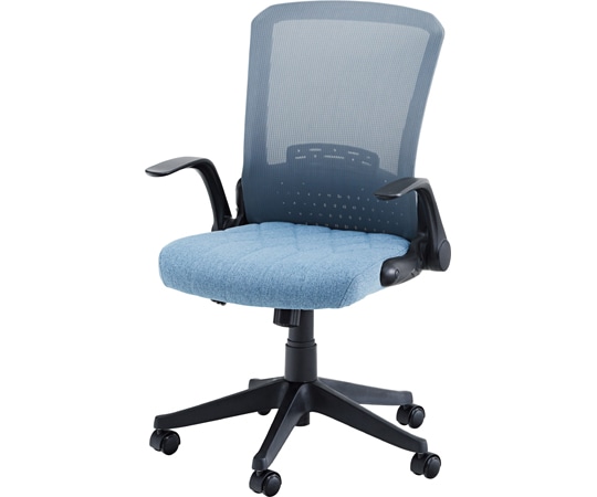 東谷 オフィスチェア ブルー OFC-31SBL 1個(ご注文単位1個)【直送品】