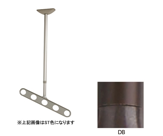 川口技研 ホスクリーン 軒天用 屋外物干し金物 ダークブロンズ 2本入 ZAN-1150-DB 1セット（ご注文単位1セット）【直送品】