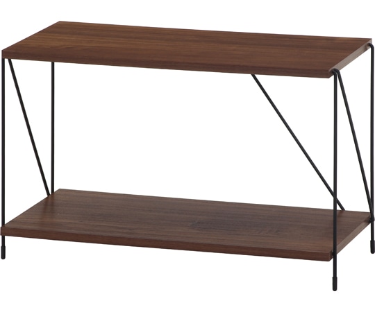 不二貿易 EZBOワイヤーラック2段 60幅 MBR 77539 1個（ご注文単位1個）【直送品】