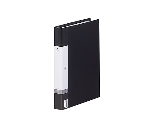 LIHITLAB リクエスト 名刺帳<ポケット交換タイプ> 24黒 G8802 G8802-24 1冊(ご注文単位1冊)【直送品】