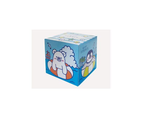 林製紙 ハッピーサマーティシュー 70W 1箱(50ボックス入) 7297 1箱（ご注文単位1箱）【直送品】