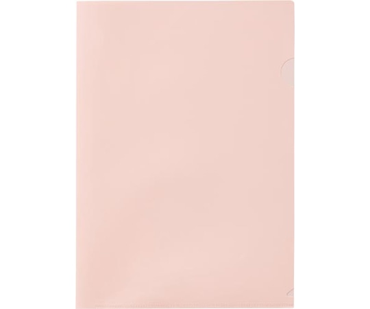 カウネット カラークリヤーホルダーパステル ピンク 1パック(10枚入) 4637-3144 1パック(ご注文単位1パック)【直送品】