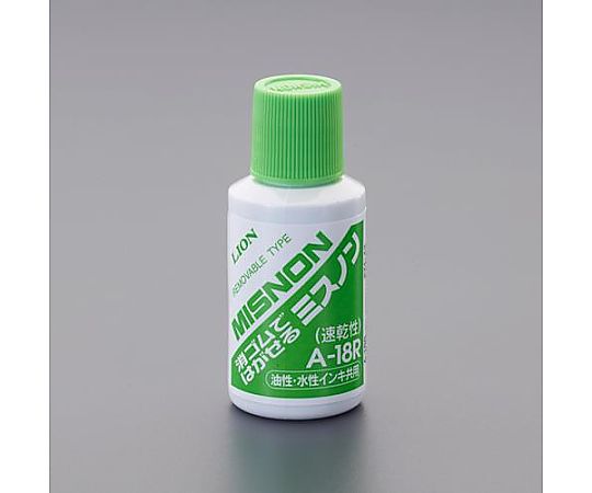 アズワン 18ml 修正液(刷毛タイプ) EA765BR-35 1個(ご注文単位1個)【直送品】