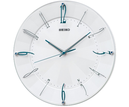 セイコー 電波掛時計 φ327×46mm 白 KX214W 1個(ご注文単位1個)【直送品】
