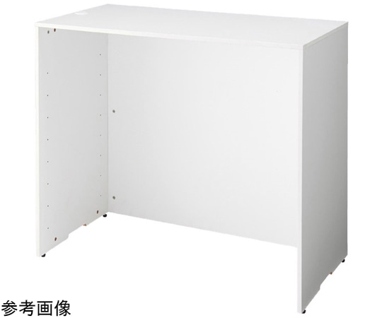 アズワン 木製ハイカウンター H100cm W120cm ホワイト 61-427-43-2 1台（ご注文単位1台）【直送品】