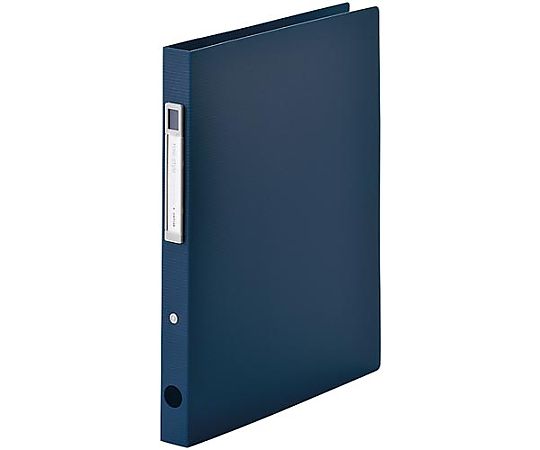 LIHITLAB リングファイルnoie 濃紺A4縦 背幅27mm F7681-11 1冊(ご注文単位1冊)【直送品】