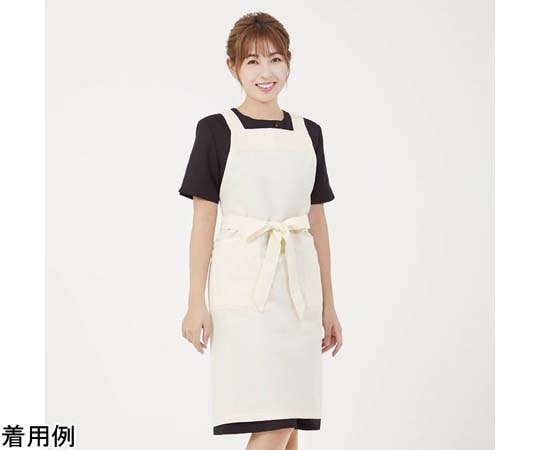 CML LDLレースラインエプロン クリームxホワイト T100360 1着（ご注文単位1着）【直送品】