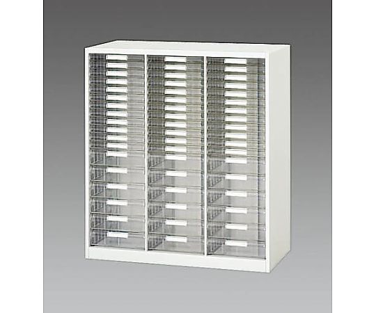 エスコ 900x400x1030mm/3列・18段 キャビネット(トレー型) EA954DH-34 1台(ご注文単位1台)【直送品】