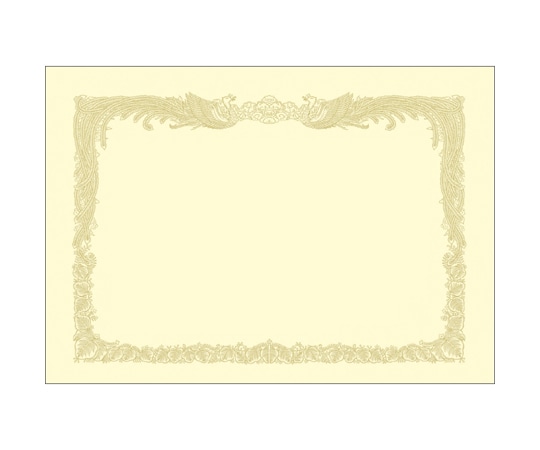 ササガワ OA賞状用紙 クリーム B5判 縦書用 100枚入 10-1157 1箱(ご注文単位1箱)【直送品】