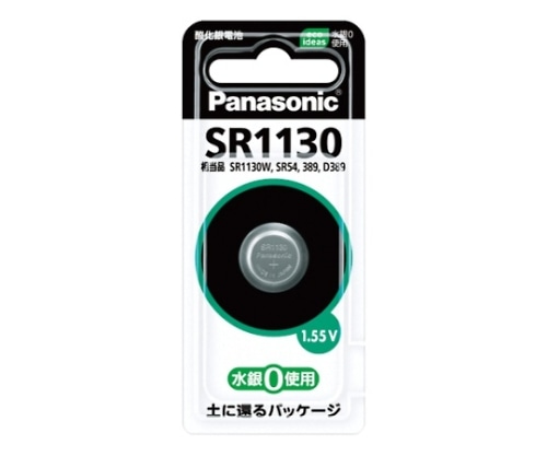 パナソニック 酸化銀電池 SR1130P 1個(ご注文単位1個)【直送品】