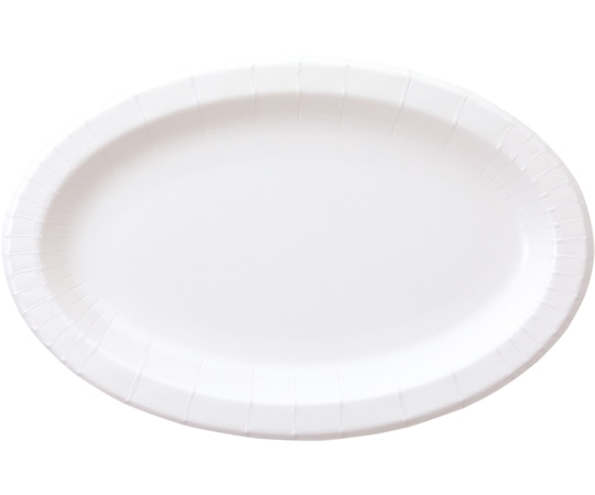 ペーパーウェア パーティプレート ホワイト 1ケース(20枚×20袋入) PYR-36 1ケース(ご注文単位1ケース)【直送品】