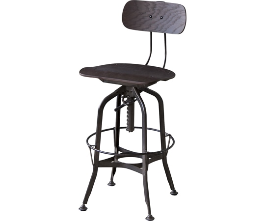 東谷 カウンターチェア ブラウン TTF-524BR 1個（ご注文単位1個）【直送品】