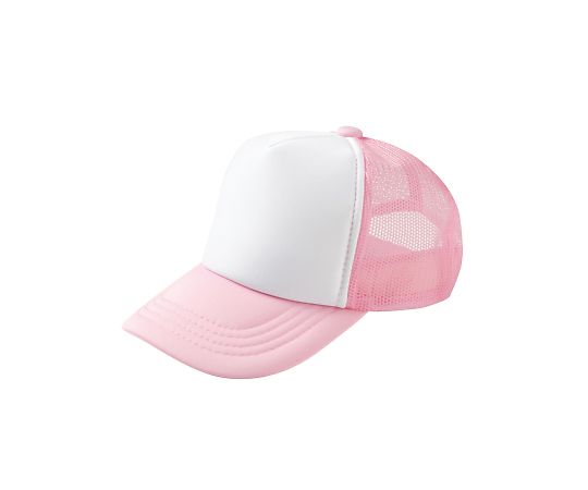 LIFEMAX アメリカンキャップ ピンク/ホワイト フリー MC6615-9 1個（ご注文単位1個）【直送品】