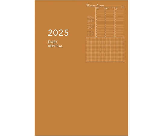 ダイゴー 2025 アポイントノートタイプ B6 バーチカル オレンジ E8154(2025) 1冊(ご注文単位1冊)【直送品】