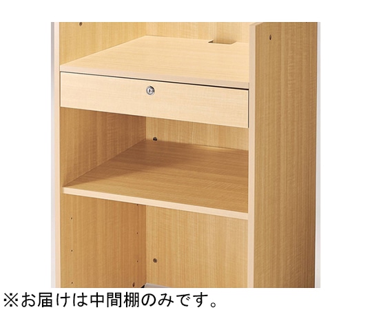 アズワン 中間棚 レジ台用 エクリュ 61-427-47-1 1枚（ご注文単位1枚）【直送品】