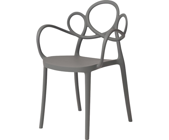 東谷 パルネ アームチェア ブラック PC-975GY 1個（ご注文単位1個）【直送品】