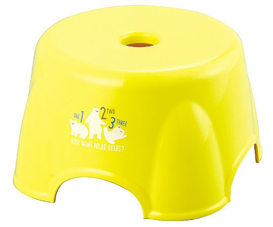 ナカヤ化学 くまくま子供風呂イス イエロー 9589 1個（ご注文単位1個）【直送品】