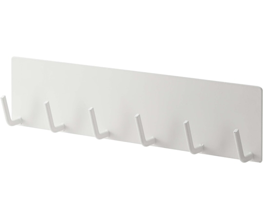 山崎実業 マグネットキッチンツールフック プレート ホワイト 2437 1個（ご注文単位1個）【直送品】