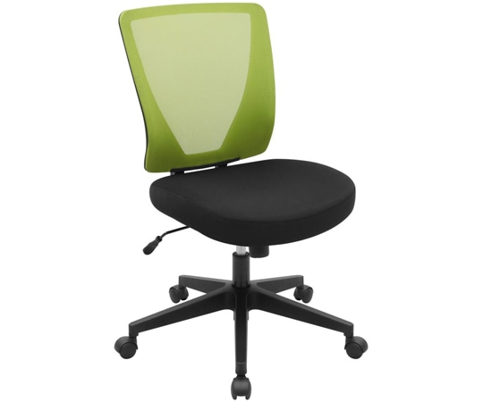 カグクロ メッシュチェアBR(肘無)イェローグリーン(ブリーザ) BR-1683-YG 1個(ご注文単位1個)【直送品】