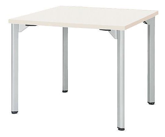 エスコ 900x 900x720mm ミーティングテーブル(ホワイト) EA954HC-632 1個(ご注文単位1個)【直送品】