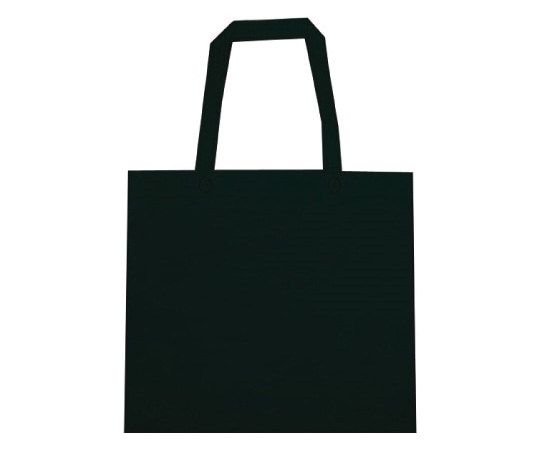 三和 不織布手提げバッグ ブラック 1ケース(500枚入) SW3835-40 1ケース（ご注文単位1ケース）【直送品】