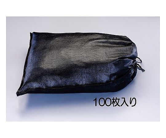 エスコ 480x620mm 土のう袋(耐候性・黒/100枚) EA997Z-17B 1組(ご注文単位1組)【直送品】