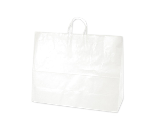 ササガワ 手提げ袋 白無地 600×220×480mm 50枚入 50-5700 1包（ご注文単位1包）【直送品】