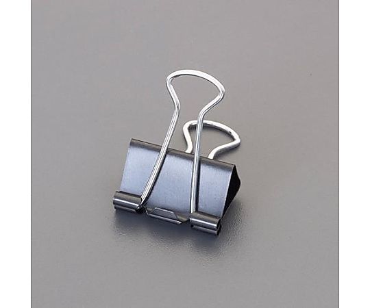 アズワン 25mm/ 70枚 バインダークリップ(80個) EA762FB-46 1箱(ご注文単位1箱)【直送品】