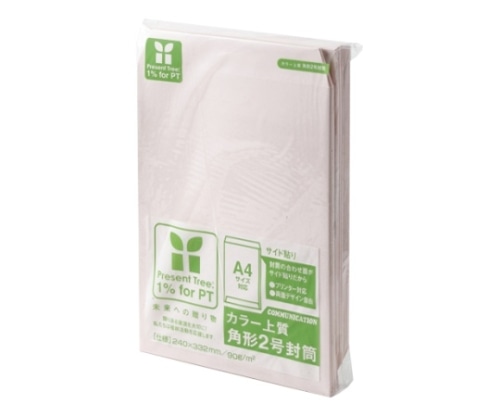 寿堂 カラー上質封筒(サイド貼り)サクラ 2161 1枚(ご注文単位1枚)【直送品】